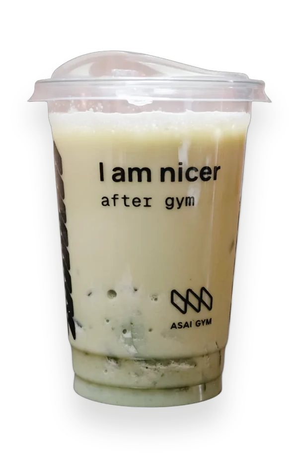 Zero Drama smoothie in an ASAI GYM cup